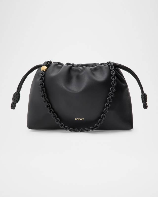 Flamenco Medium Shoulder Bag in Nappa Leather